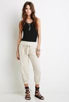 Forever21 Linen Capri Joggers