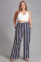Forever21 Plus Size Striped Palazzo Pants