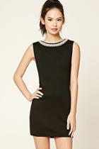Forever21 Rhinestone-neckline Shift Dress