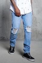 Forever21 Ankle-zip Slim-fit Jeans