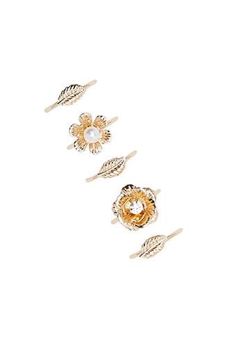 Forever21 Gold Floral Ring Set