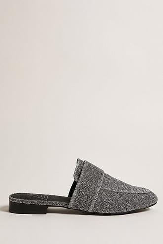Forever21 St. Sana Metallic Slip-on Mules