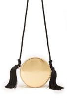 Forever21 Round Faux Leather Metallic Crossbody