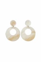 Forever21 Marble Cutout Drop Earrings