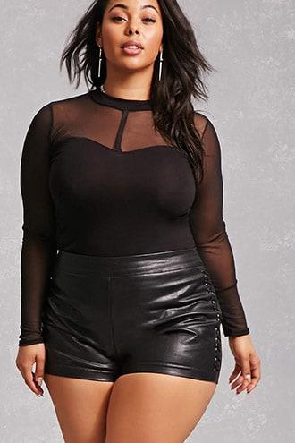 Forever21 Plus Size Mock Neck Top
