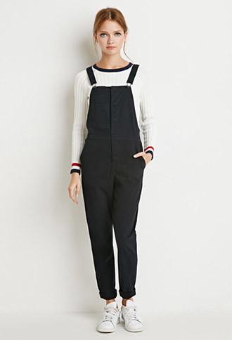 Forever21 Classic Button-down Overalls