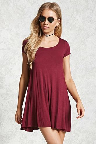 Forever21 Scoop Neck Swing Dress