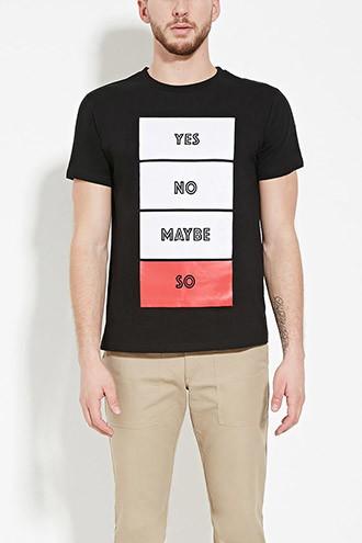 21 Men Men's  Maybe Graphic Tee