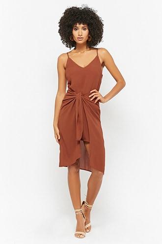 Forever21 Selfie Leslie Tie-front Cami Dress