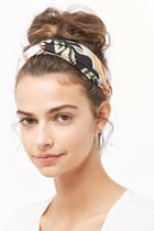 Forever21 Striped Floral Print Headwrap