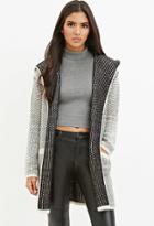 Love21 Two-tone Textured Cardigan