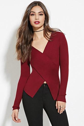 Forever21 Women's  Crisscross Front Top