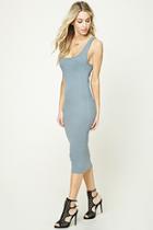Forever21 Ribbed Scoop Neck Bodycon Dress