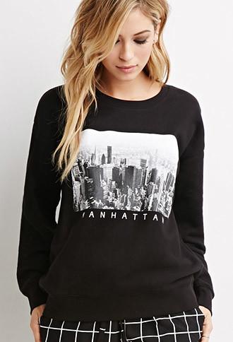 Forever21 Manhattan Graphic Sweatshirt