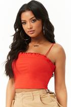 Forever21 Ruffle-trim Cropped Cami
