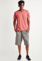 21 Men Men's  Zip-pocket Sweatshorts (heather Grey)