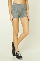 Forever21 Active Marled Knit Shorts