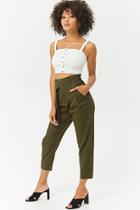 Forever21 Paperbag Chino Pants