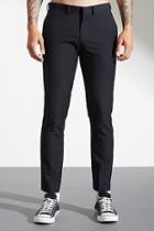 Forever21 Slim-fit Pressed Trousers