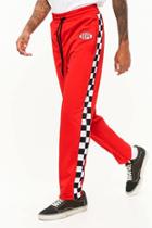 Forever21 Dope Checkered Panel Track Pants