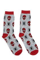 Forever21 Men Spiderman Graphic Crew Socks