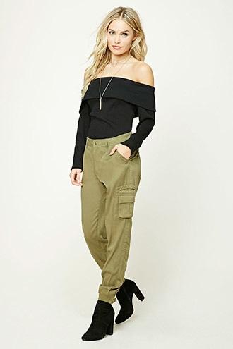 Forever21 Contemporary Cargo Pants