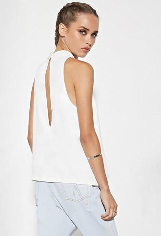 Forever21 Women's  The Fifth Label Just For Now Top (ivory)