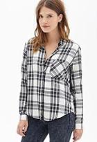 Forever21 Tartan Plaid Blouse