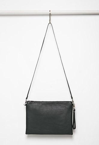 Forever21 Oversized Crossbody Pouch (hunter Green)