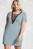 Forever21 Plus Size Caged Mini Dress