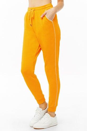 Forever21 Contrast Piped-trim Joggers