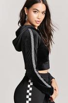 Forever21 Checkered Cropped Jacket