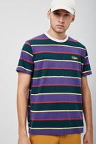 Forever21 Winner Embroidered Striped Tee