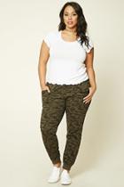 Forever21 Plus Women's  Plus Size Camo Print Sweatpants