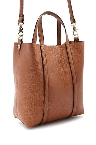 Forever21 Pebbled Faux Leather Bag