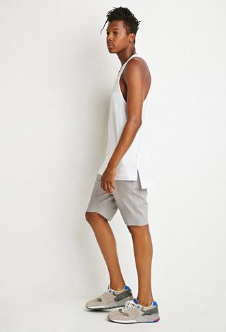 21 Men Men's  Vented-hem Pocket Tank