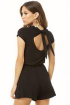 Forever21 Tie-back Cutout Romper