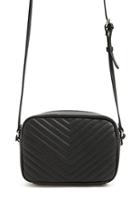 Forever21 Chevron-quilted Faux Leather Crossbody