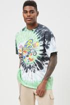 Forever21 Tie Dye Rocket Power Graphic Tee