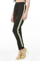 Forever21 Reflective-trim Drawstring Joggers