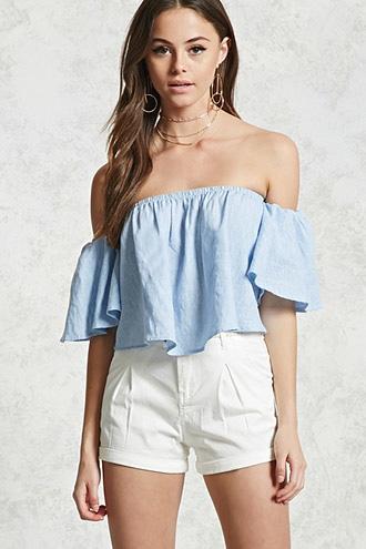 Forever21 Braided Belt Shorts