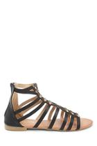 Forever21 Faux Leather Studded Gladiator Sandals
