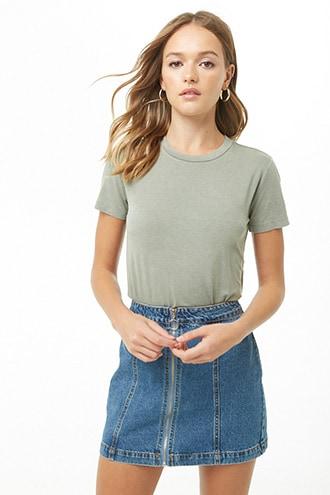Forever21 Faded Knit Tee