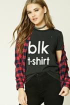 Forever21 Blk T-shirt Graphic Tee
