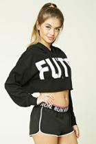Forever21 Active Futr Graphic Hoodie