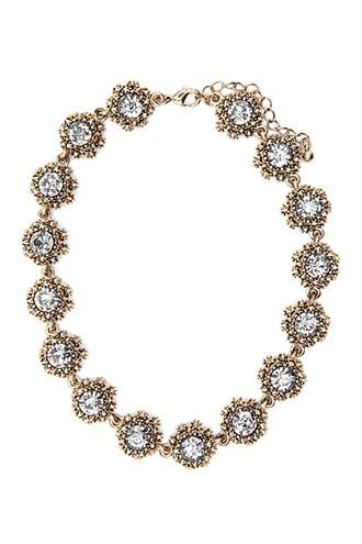 Forever21 Ornate Rhinestone Choker