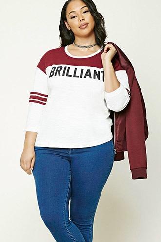 Forever21 Plus Size Brilliant Graphic Tee