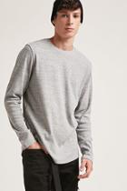 Forever21 Marled Ribbed Knit Tee