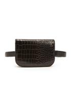 Forever21 Faux Reptile Leather Belt Bag