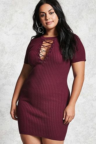 Forever21 Plus Size Sweater-knit Dress